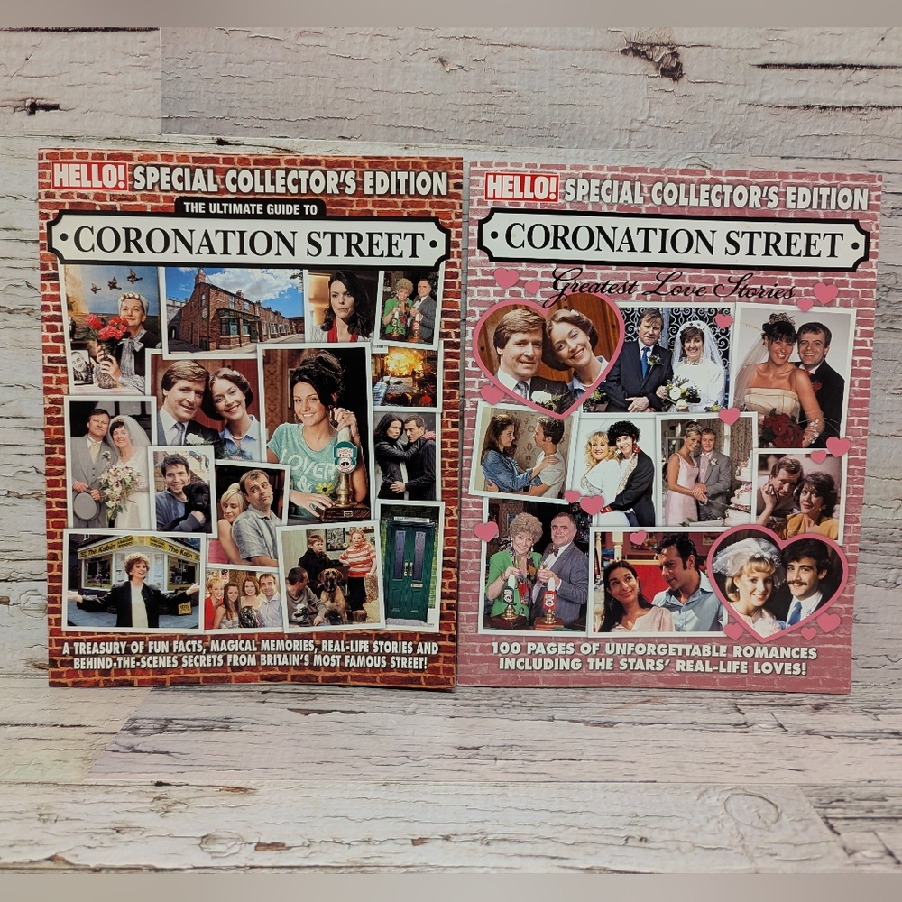 Hello! Coronation Street Special Collector's Edition Lot Of 2 Magazines